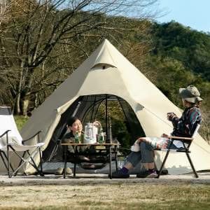 AND・DECO テント ポールテント ワンポールテント 軽量 UVカット