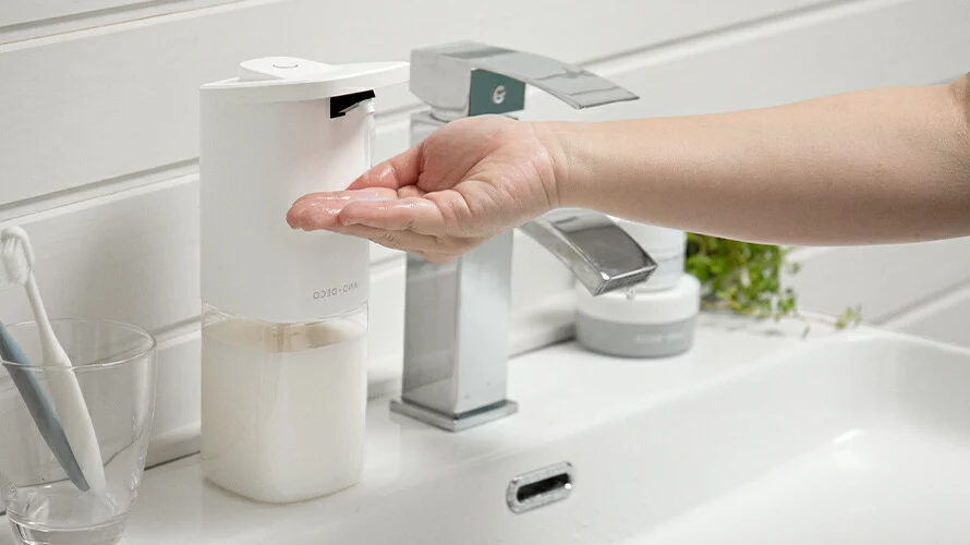 非接触でより衛生的な手洗いを