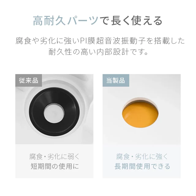 AND・DECO電解水生成機能付き 上部給水式 超音波加湿器 2L 電解水生成機能付き 上部給水式 超音波加湿器 2L｜モダンデコ