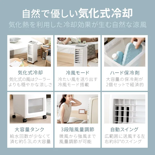 冷風扇 保冷剤2個セット｜モダンデコ公式｜インテリア・家具の総合通販