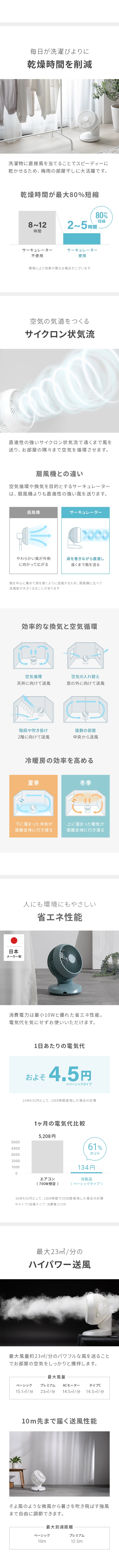 空気の気道をつくる「サイクロン状気流」