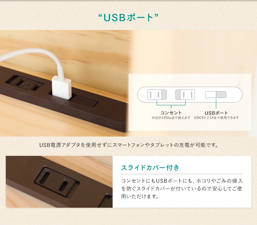 「USBポート」