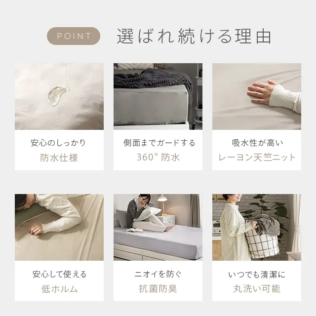 S/SD/D/Q] 防水ボックスシーツ｜モダンデコ公式｜インテリア・家具の