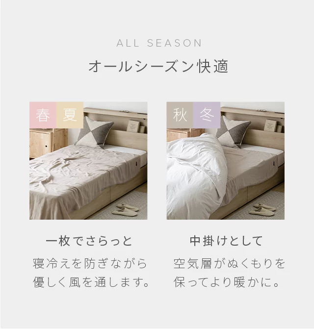 泉州産】ふんわり8重ガーゼケット - 寝具の通販ならセシール(cecile)