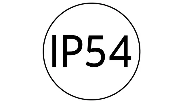 防塵・防水性能 IP54を取得