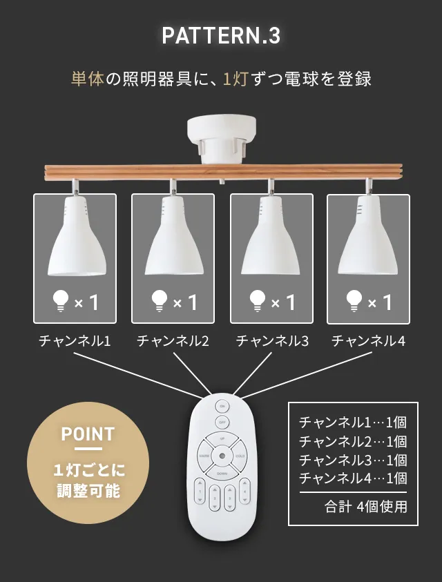 調光調色LED電球 専用リモコン｜モダンデコ公式｜インテリア・家具の総合通販