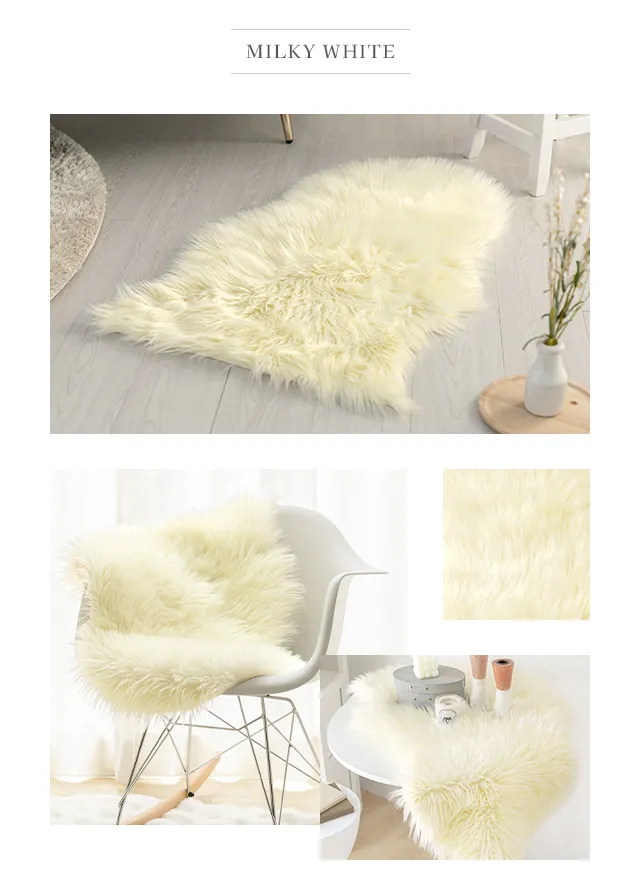 40%OFF対象！ ムートン調ラグ 90×60cm｜モダンデコ公式｜インテリア
