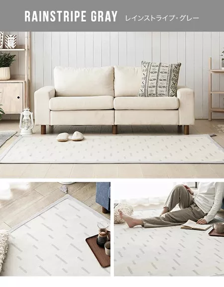 インド製ラグ　230cm×160cm 麻&革 Handmade Plain Jute Rug 120×180 – KANADEMONO