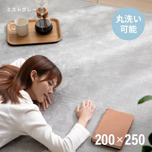 フランネルラグ 200×250cm｜モダンデコ公式｜インテリア・家具の総合通販