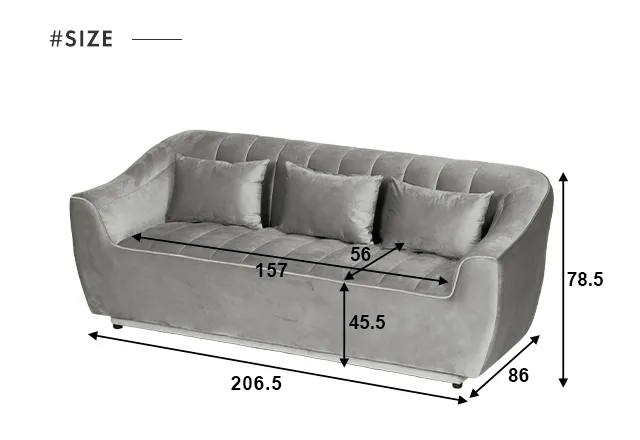 幅206.5cm] 3人掛けソファ｜モダンデコ公式｜インテリア・家具の総合通販