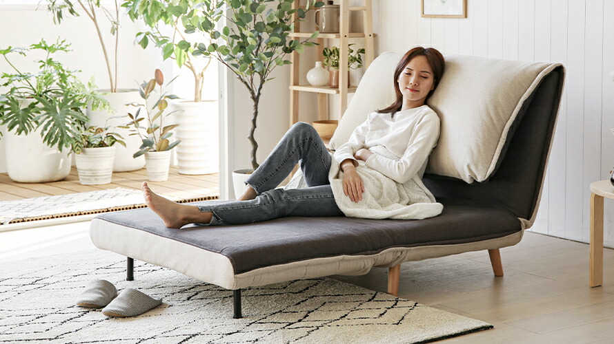 ファッション通販 ソファー インテリア ソファーベッド 3way ソファベッド