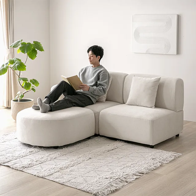 ペットの爪にも一番強い！ デザインカウチソファセット♪ ペットに安心