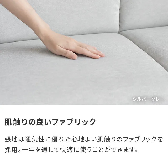 本体幅109cm・傷に強いペット対応生地] 2人掛け コンパクトソファ