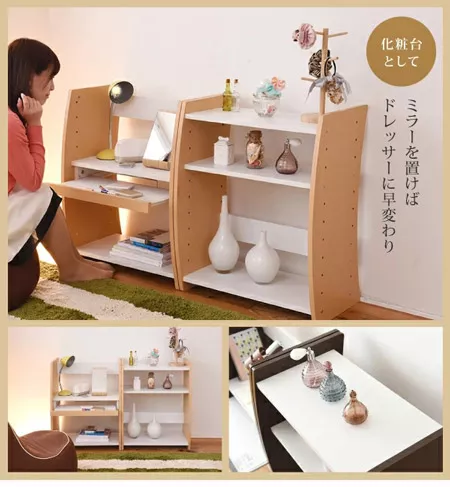 シンプルモダンパソコンデスク サイドシェルフ付き シンプルモダンパソコンデスク サイドシェルフ付き シンプル