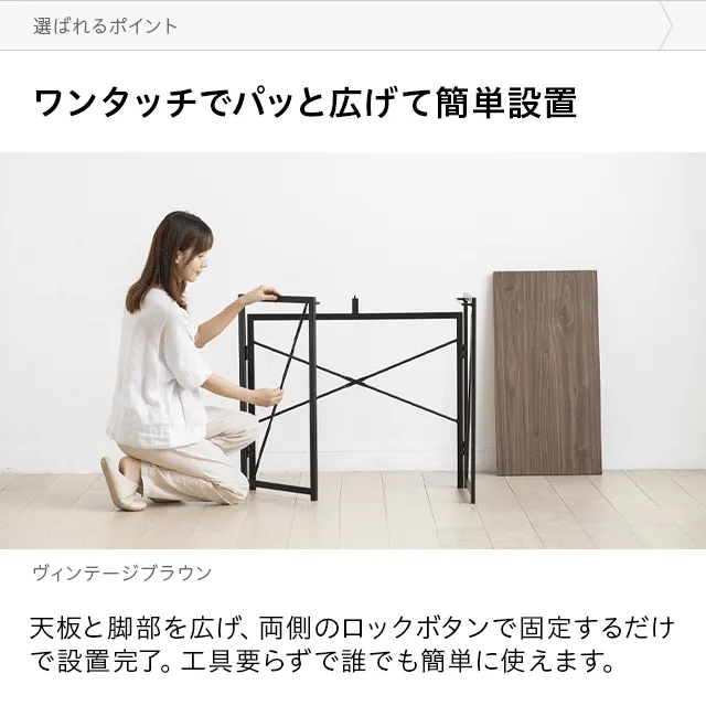 作業台(幅120cm×奥行60cm)カンタン組立 帯電防止マット ワーク 作業台(幅120cm×奥行60cm)カンタン組立 帯電防止マット ワーク