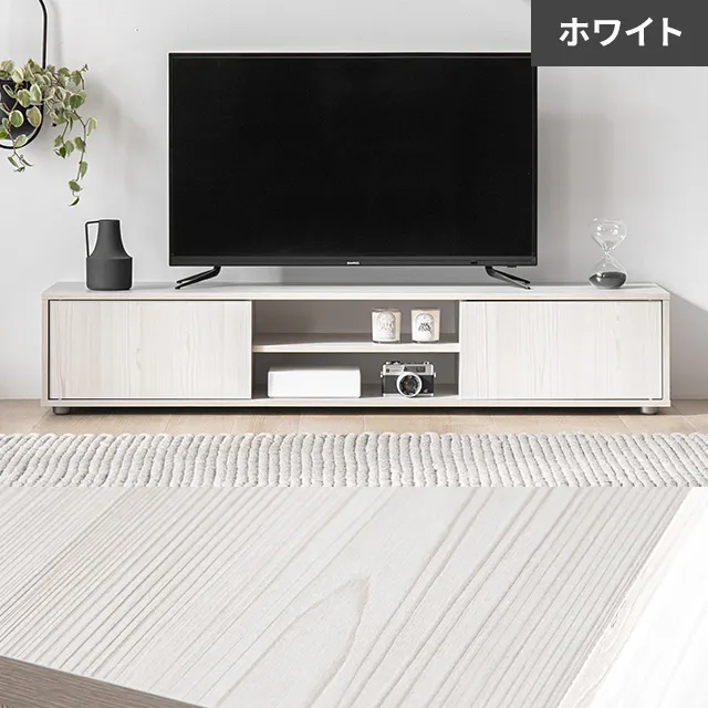 幅120/150cm モルタル調/木目調 オープン収納・扉収納付きテレビ 幅120/150cm モルタル調/木目調 オープン収納・扉収納付きテレビ