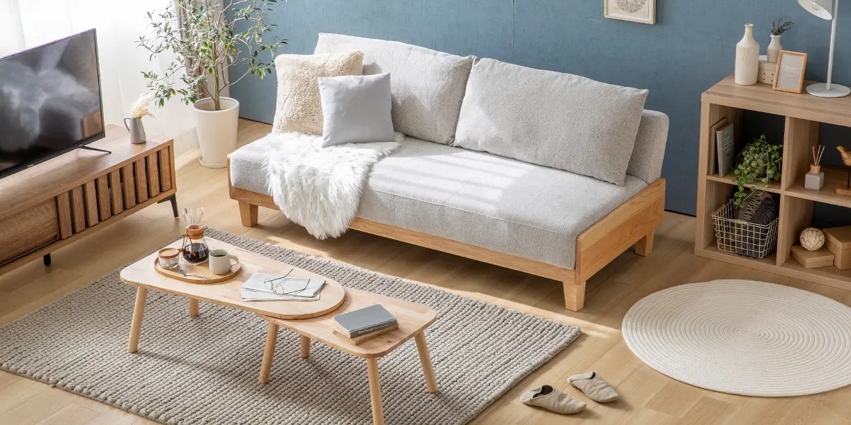 ◇Modern Deco◇モダンデコ◇ソファ◇大阪兵庫京都奈良滋賀和歌山◇ MODERN DECO ソファーベット 3人掛け ローソファー ソファー
