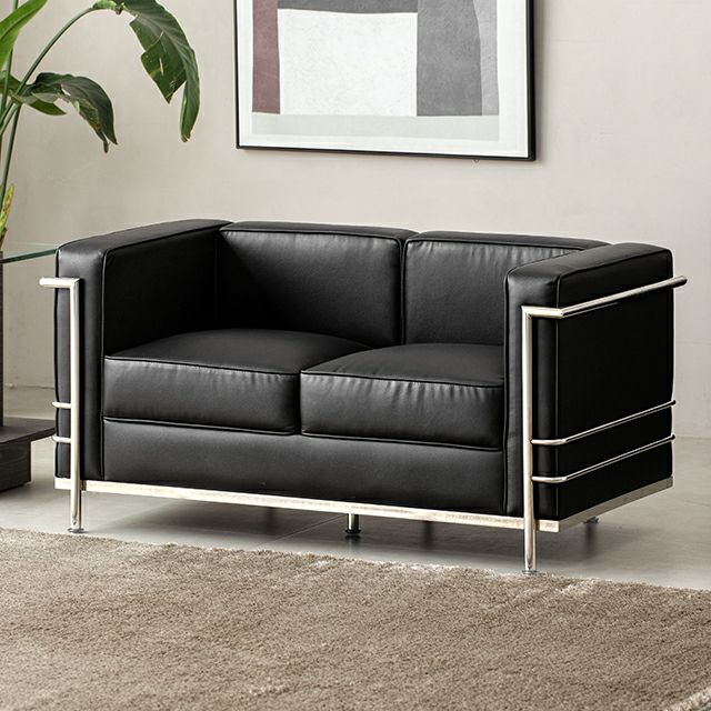 [幅130cm] 2人掛けデザイナーズソファ ル・コルビジェ LC2 名作 リプロダクト 応接ソファ