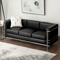 [幅182cm] 3人掛けデザイナーズソファ ル・コルビジェ LC2 名作 リプロダクト 応接ソファ