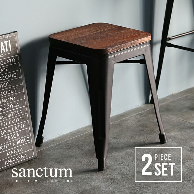 全10色 カウンターチェア Low 2脚セット ヴィンテージタイプ