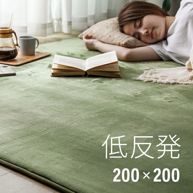低反発ラグ 200×200cm