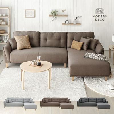 modern deco カウチ付 ソファー - www.top4all.pl