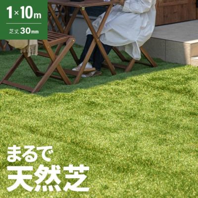 リアル人工芝 芝丈30mm 1×5m（自然な見た目を追求・U字ピン付属