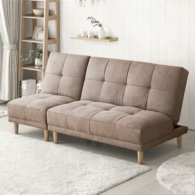 [幅176cm・ハイバックで高い安定感] 3人掛け4WAYソファーベッド 分離可能 セパレート