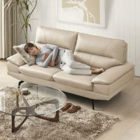 [幅187cm] 3人掛けレザーソファ