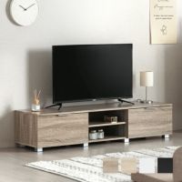 幅150cm デンマーク デザイン ロースタイル収納付きテレビボード