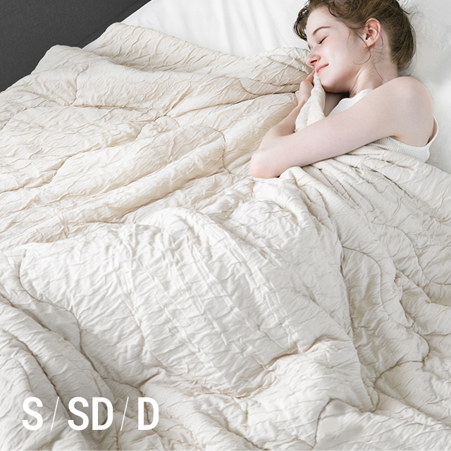 くしゅくしゅケット 冷感リバーシブル 190×140cm 洗える